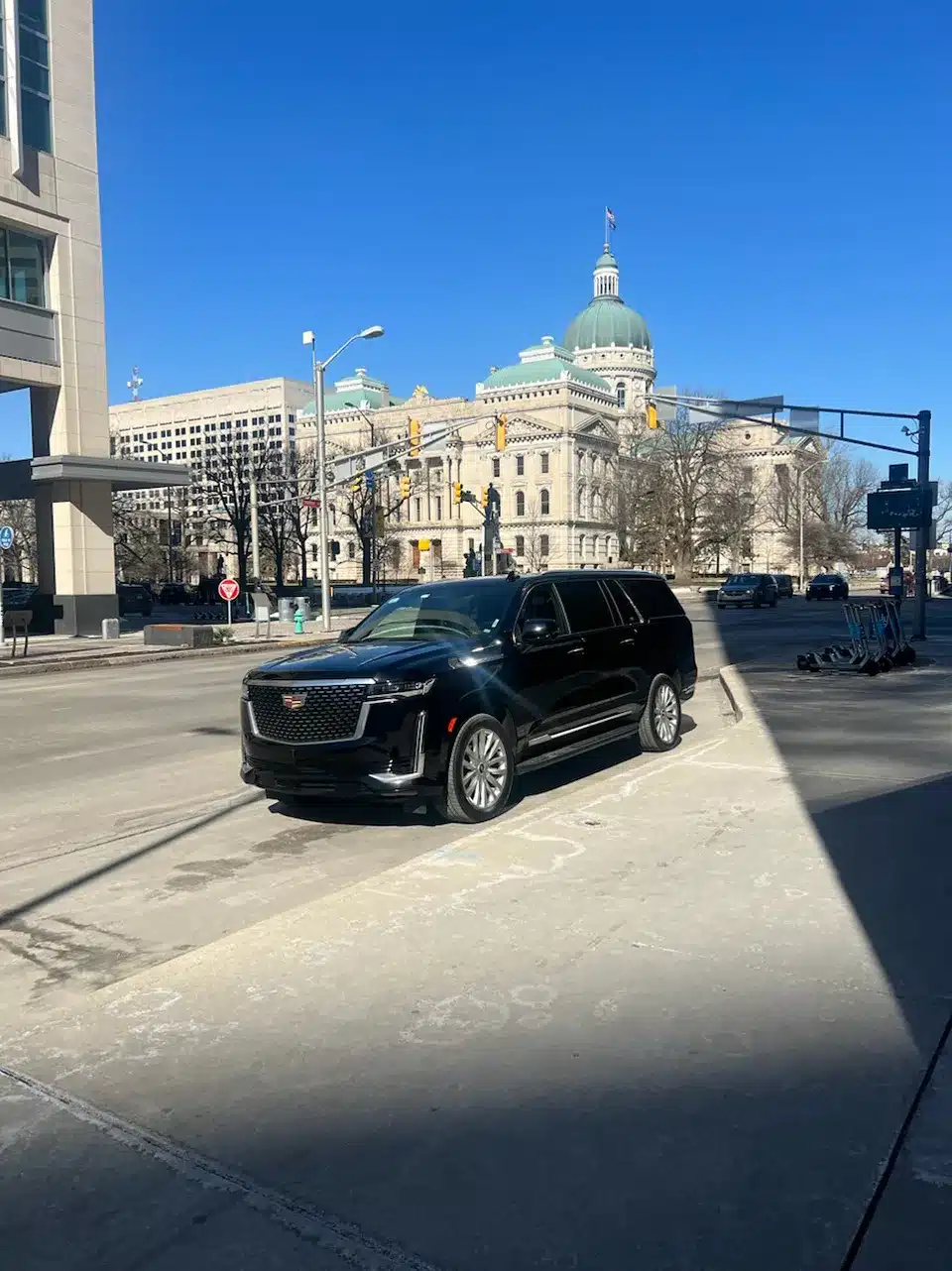 Premium black SUV transportation service by Affects PCS professional chauffeurs