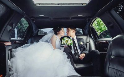 Early Spring Wedding Transportation in Indy