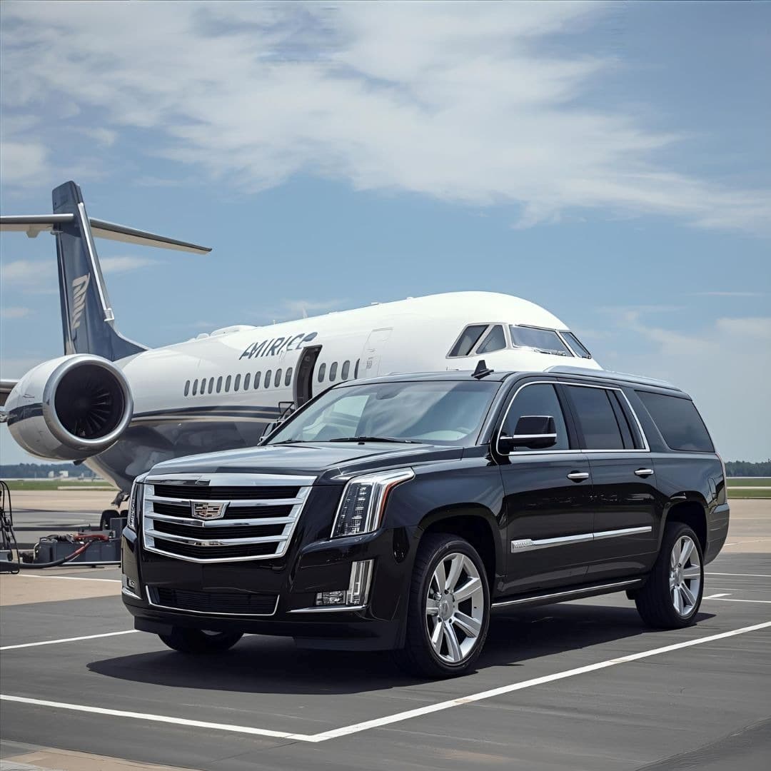 Commercial airport transfers service by Affects PCS professional chauffeurs