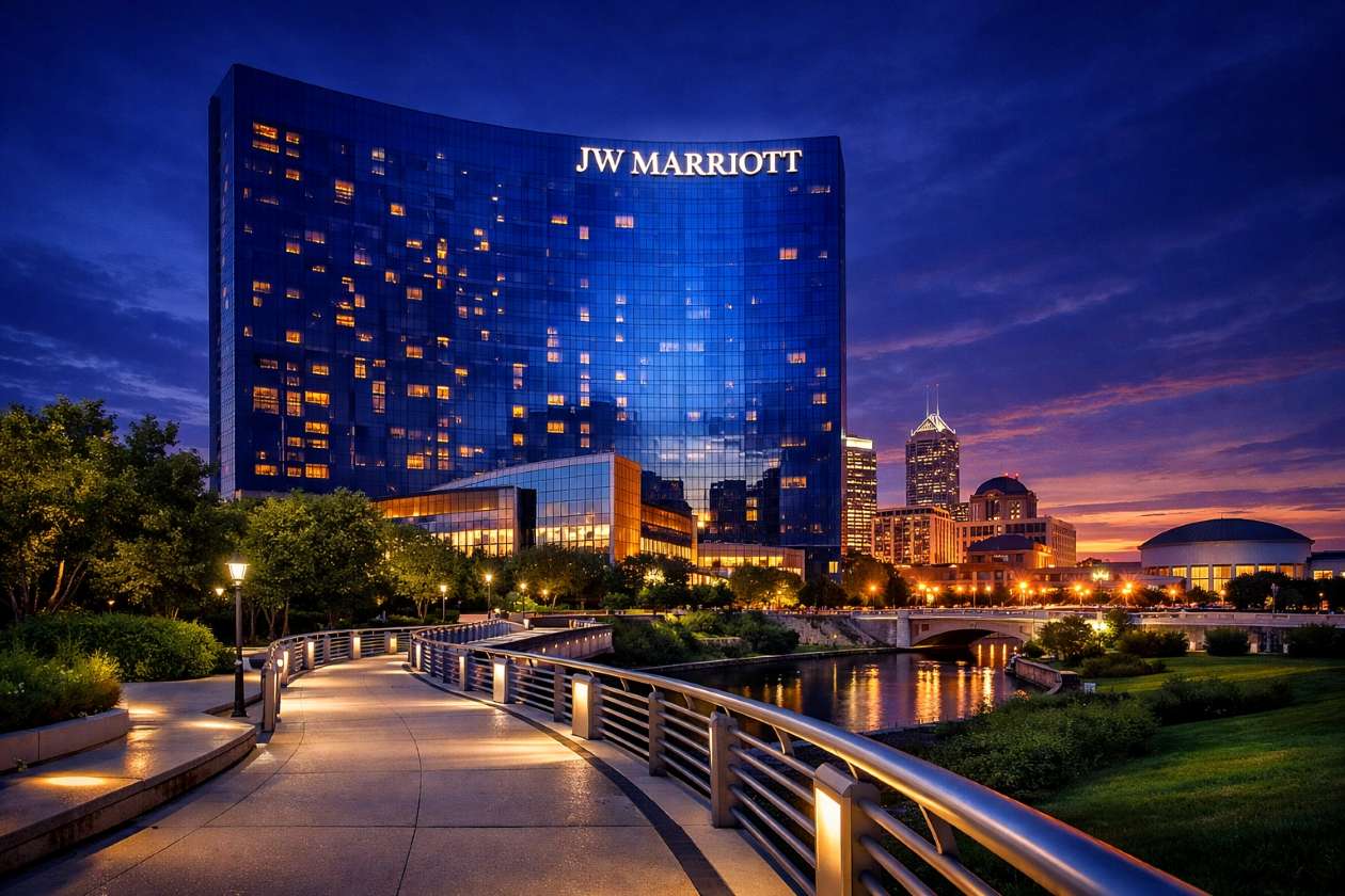 JW Marriott Indianapolis large luxury hotel and conference venue for corporate meetings and major events