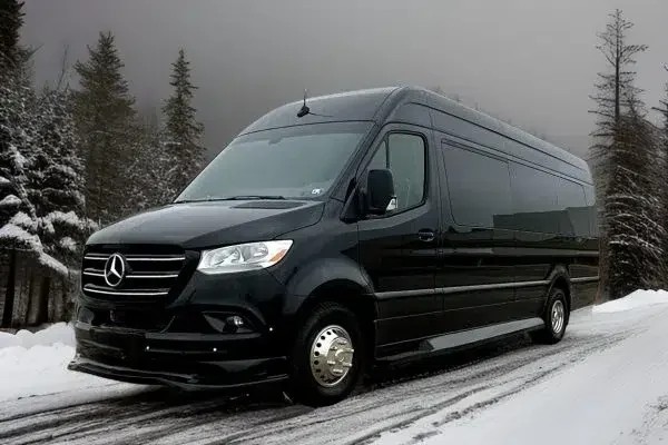 Luxury chauffeur for winter getaways premium car service with professional driver and luxury vehicle