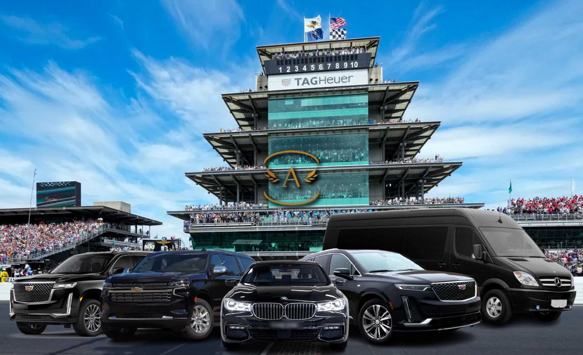 Premium chauffeured fleet with luxury vehicles for chauffeur service in Indianapolis